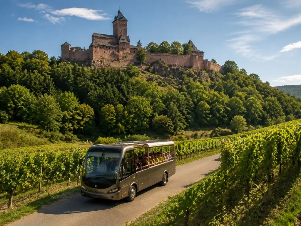 From Colmar: Alsace castle, villages and wine tasting