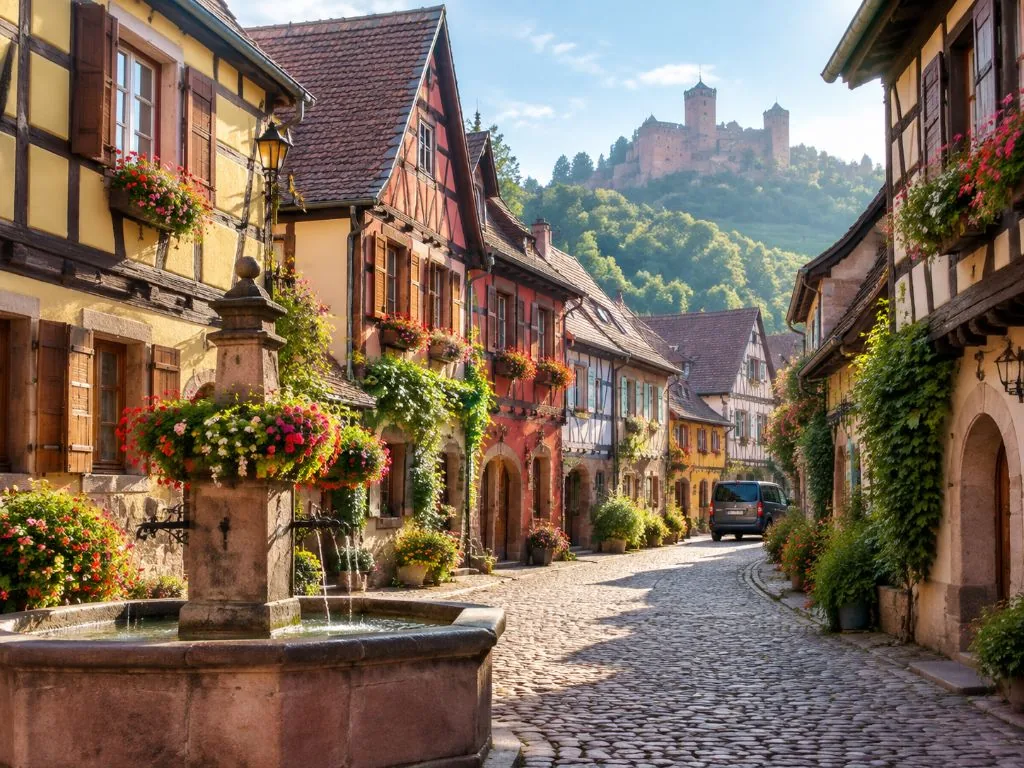 From Colmar: Haut-Kœnigsbourg Castle and villages, full-day small-group tour