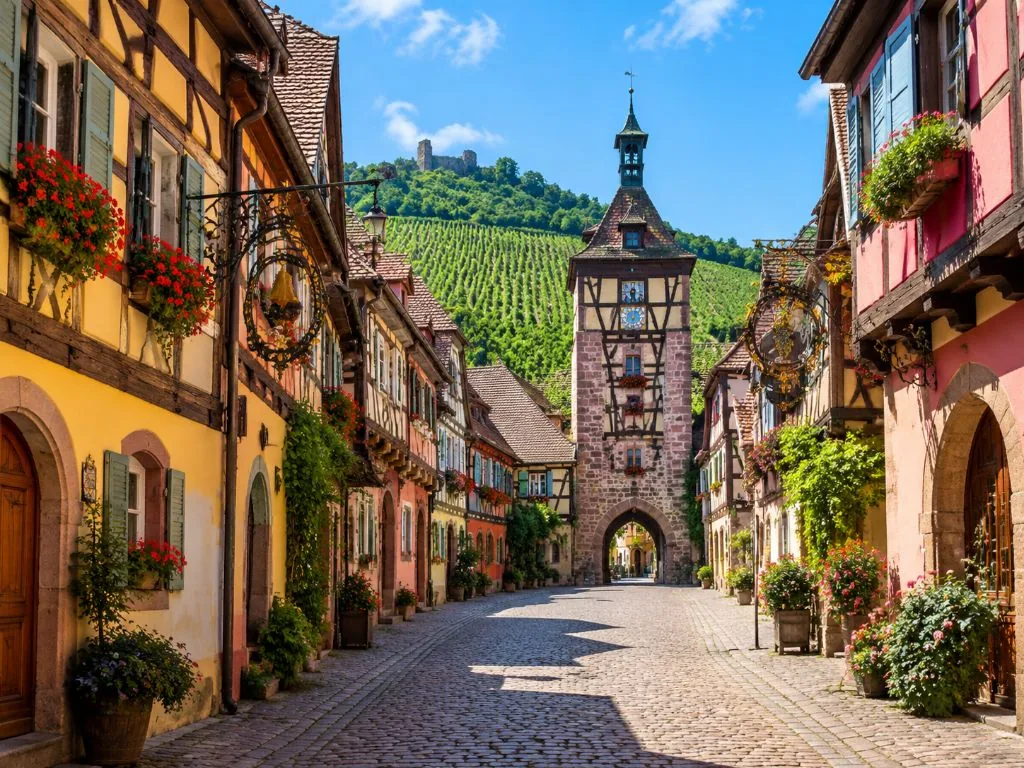 Via di Riquewihr, tappa delle escursioni sulla Strada dei Vini